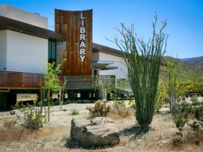 Borrego Springs Library, Park and Sheriff Offices Borrego springs library gently on the land