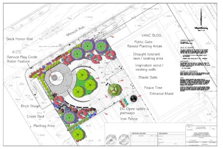 Veterans Honor garden Preliminary DD for City presentation