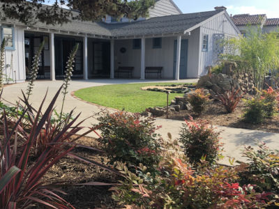 ZLAC ceremony garden after