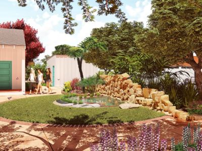 ZLAC Rowing Club and Event Garden ZLAC landscape restoration Graphic