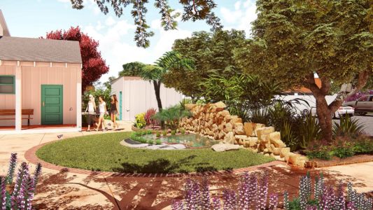 ZLAC Rowing Club and Event Garden ZLAC landscape restoration Graphic